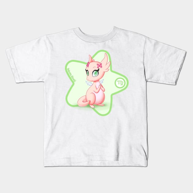 Zodiac Dragons - Virgo Kids T-Shirt by SilveryDreams